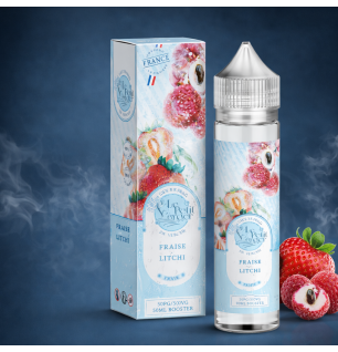 E-liquide Fraise Litchi Frais 50ml – Le Petit Verger – Saveur Fruitée & Fraîcheur Intense
