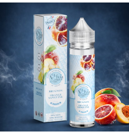 E-liquide Brugnon Orange Sanguine Frais 50ml – Le Petit Verger – Saveur Fruitée & Fraîcheur Intense