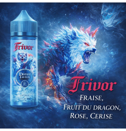E-liquide Trivor Fraise Fruit du Dragon Rose Cerise 100ml – Saveur Fruitée Fraîche