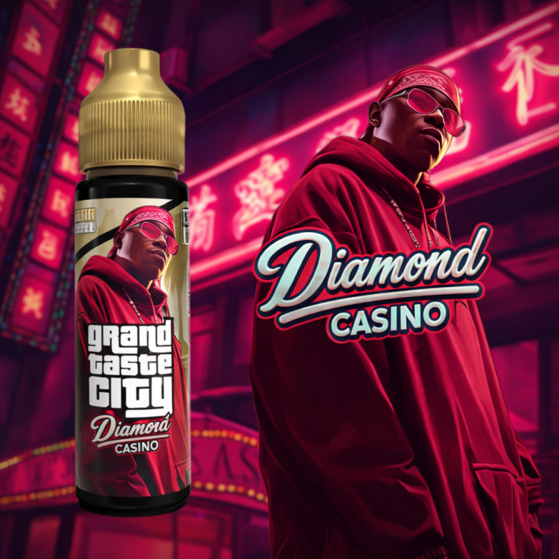 Diamond Casino Grand Taste City 50ml – E-liquide Cassis Mangue Cerise 50/50 Diamond Casino Grand Taste City 50ml – E-liquide Cassis Mangue Cerise 50/50