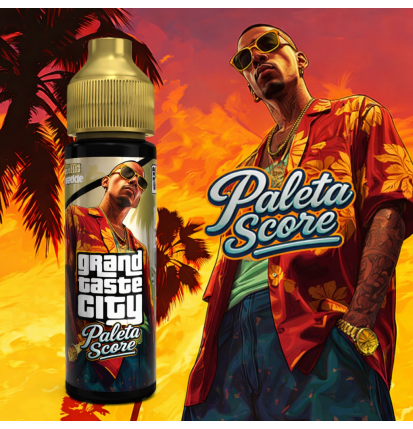 Paleta Score Grand Taste City 50ml – E-liquide Ananas Fraise Goyave 50/50