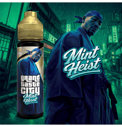 Mint Heist Grand Taste City 50ml – E-liquide Fruit du Dragon Fruits Rouges Menthol 50/50