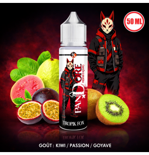 E-liquide Tropik Fox 50ml Pandore – Kiwi Passion Goyave | KNOKS