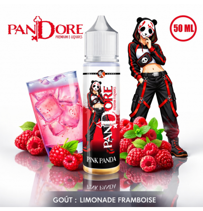 E-liquide Pink Panda 50ml Pandore – Limonade Framboise | Knoks