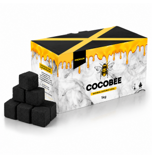 COCOBEE Charbon Naturel Coco 1kg – 26x26x26mm