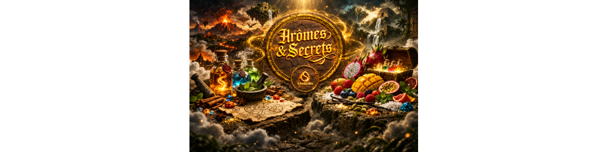 Arômes & Secrets – E-liquides Premium Fruités & Mystérieux