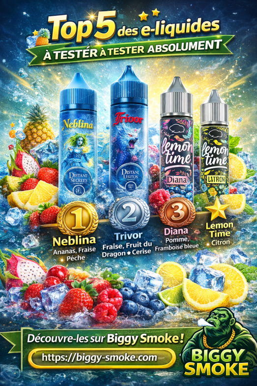 Top 5 des e-liquides fruités à tester absolument en 2026